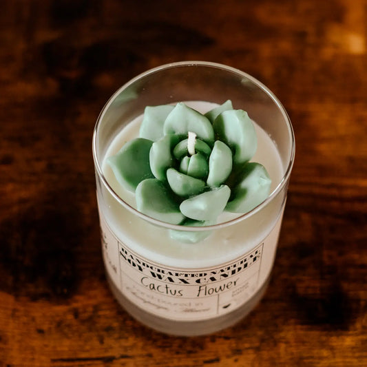 Fire Doll Cactus Flower Soy Candle