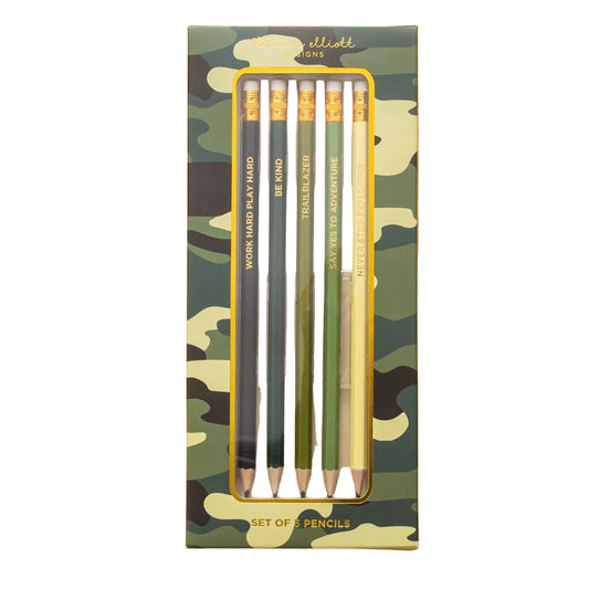 Camo Pencil Set