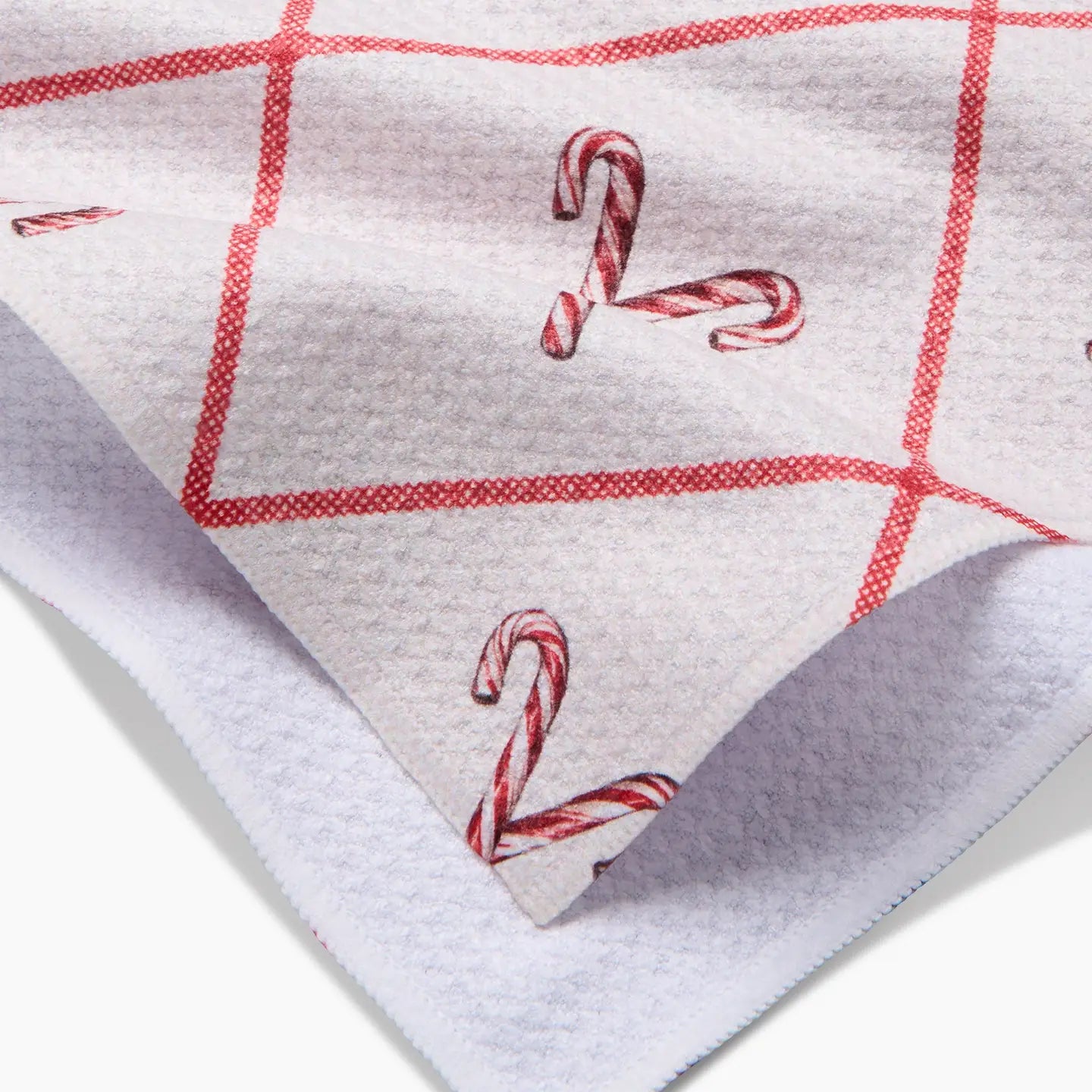 Geometry Tea Towel- Festive Candy Canes