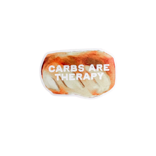 Carbs Are Therapy Sticker