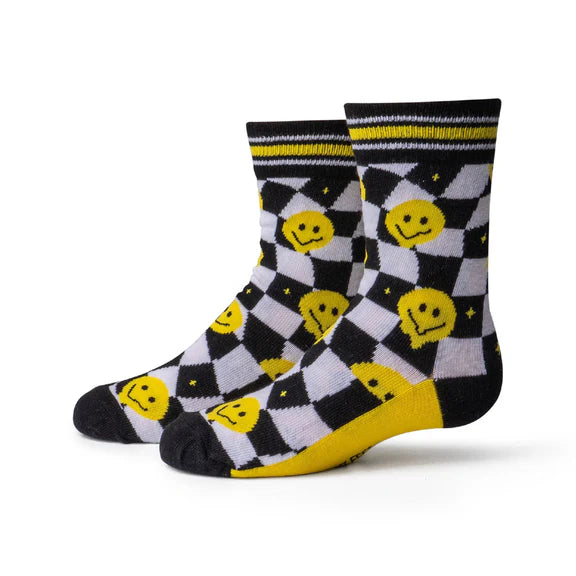 Kids' Socks-Check Mate (Big Feet 7-10)