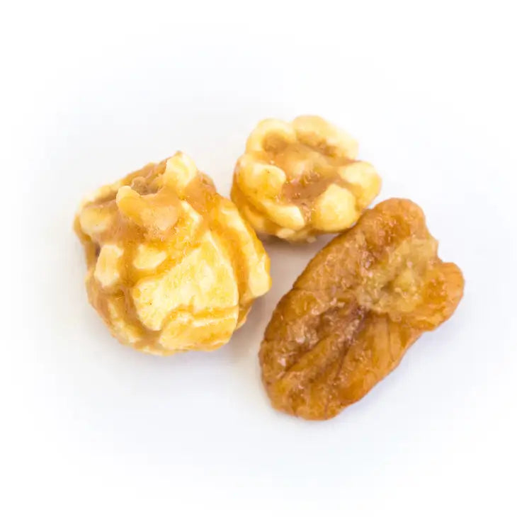 Poppy Cinnamon Bourbon Pecan Popcorn