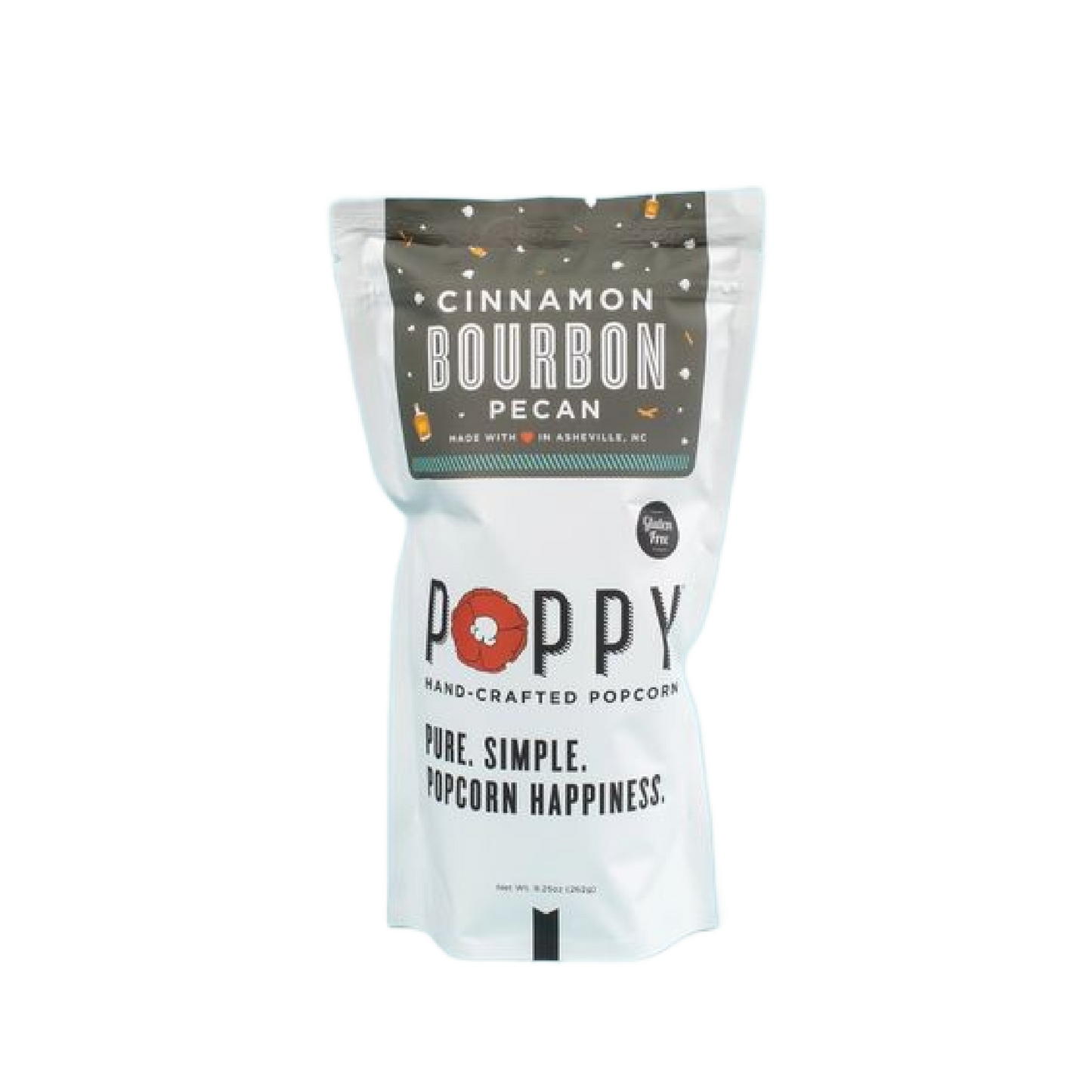 Poppy Cinnamon Bourbon Pecan Popcorn