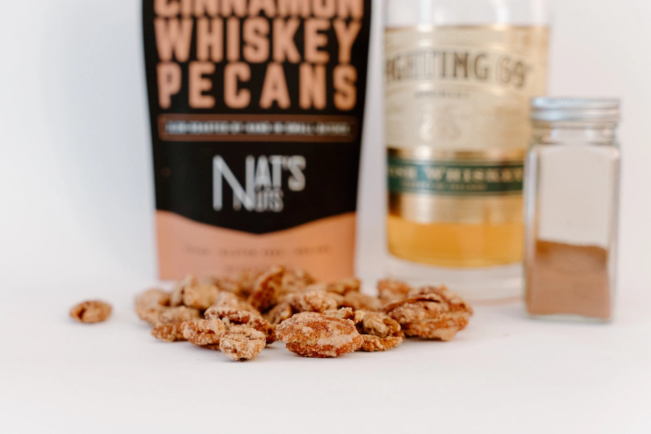 Cinnamon Whiskey Pecans