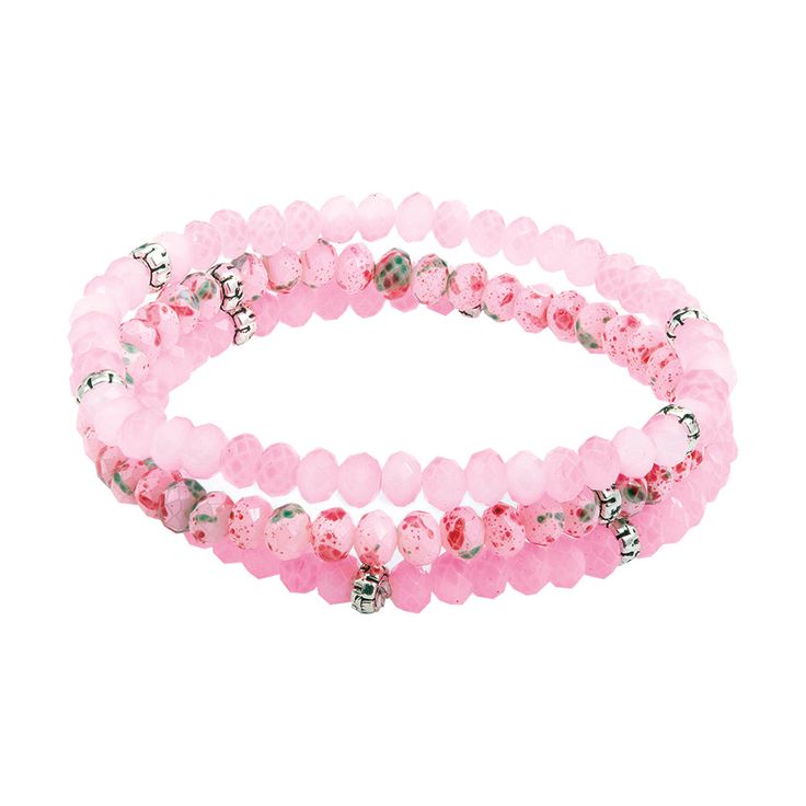 Splash Of Sparkle Kid's Bracelet Set- Cotton Candy