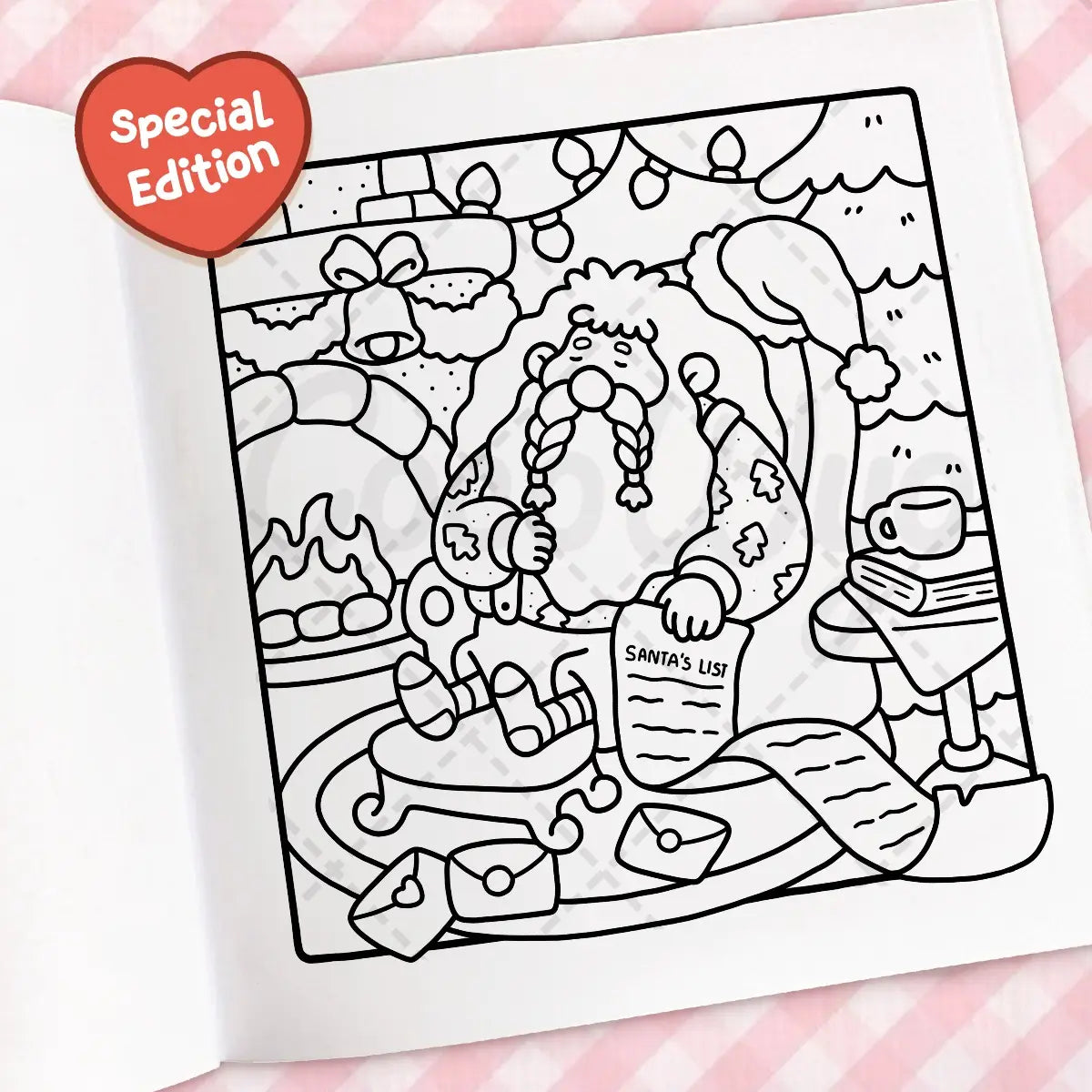 Cozy Christmas Coloring Book