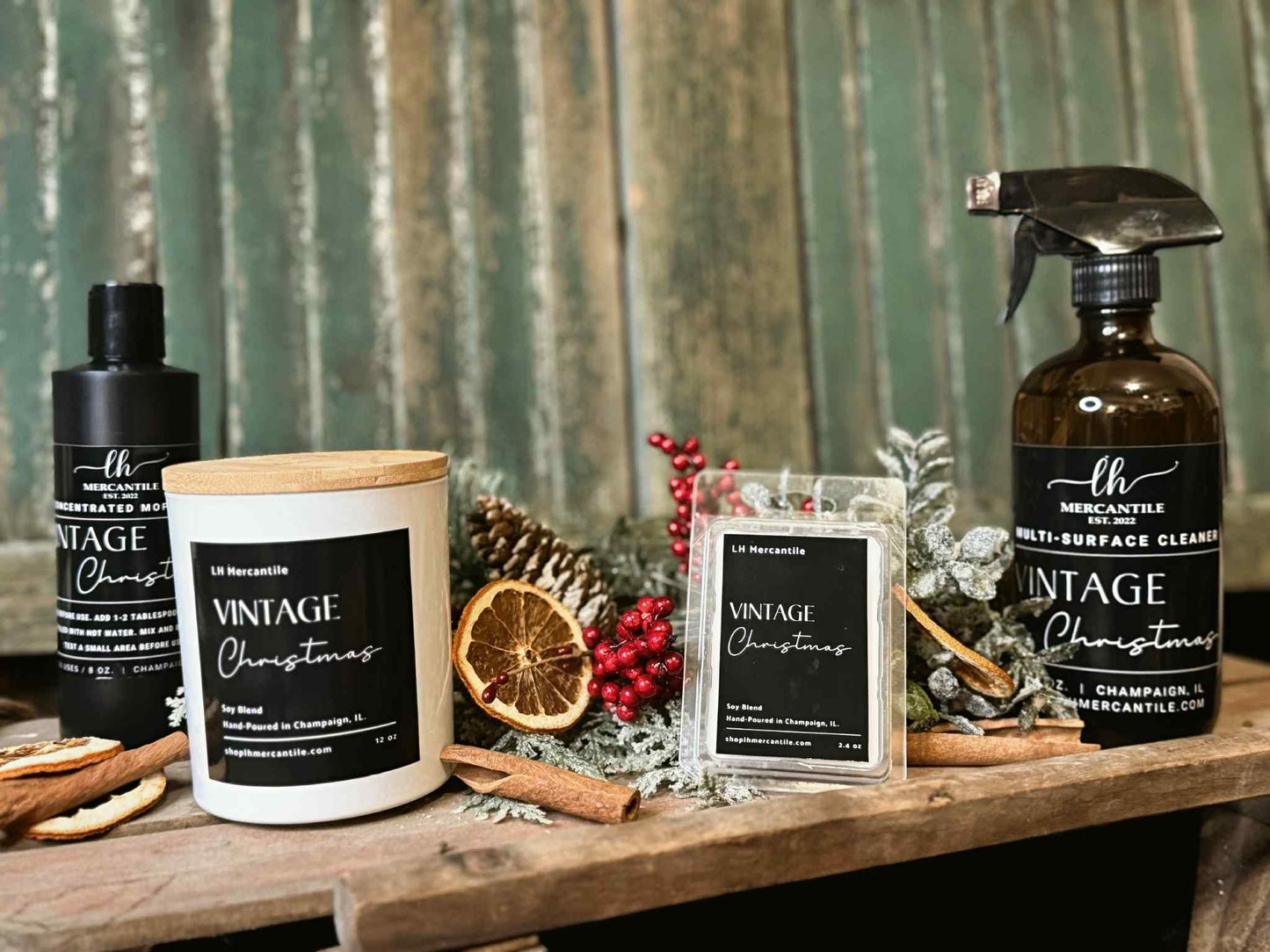 Vintage Christmas Holiday Wax Melt | Winter Wax Melt