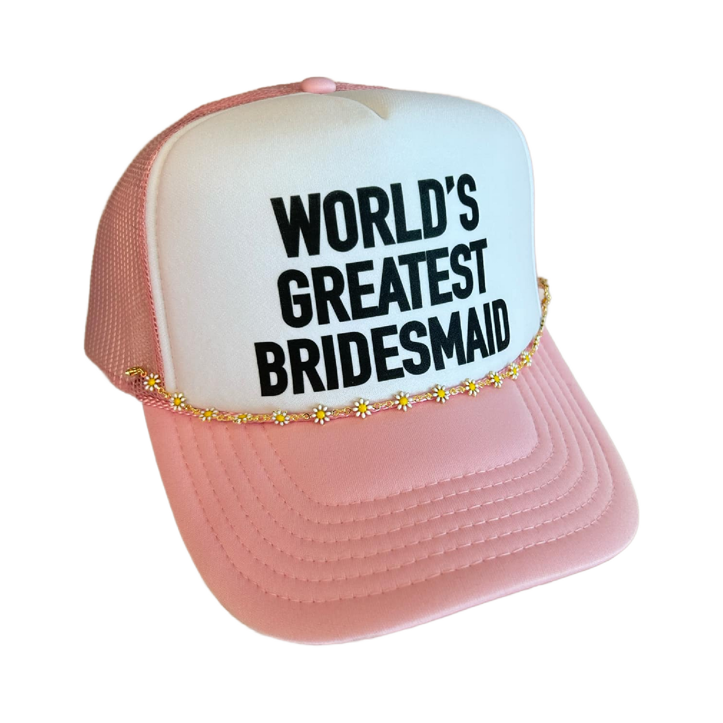 Trucker Hat Chain- Daisies