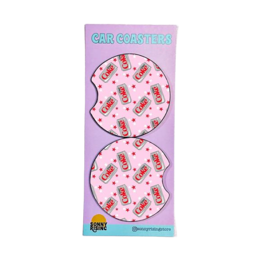 Car Coasters- Diet Coke