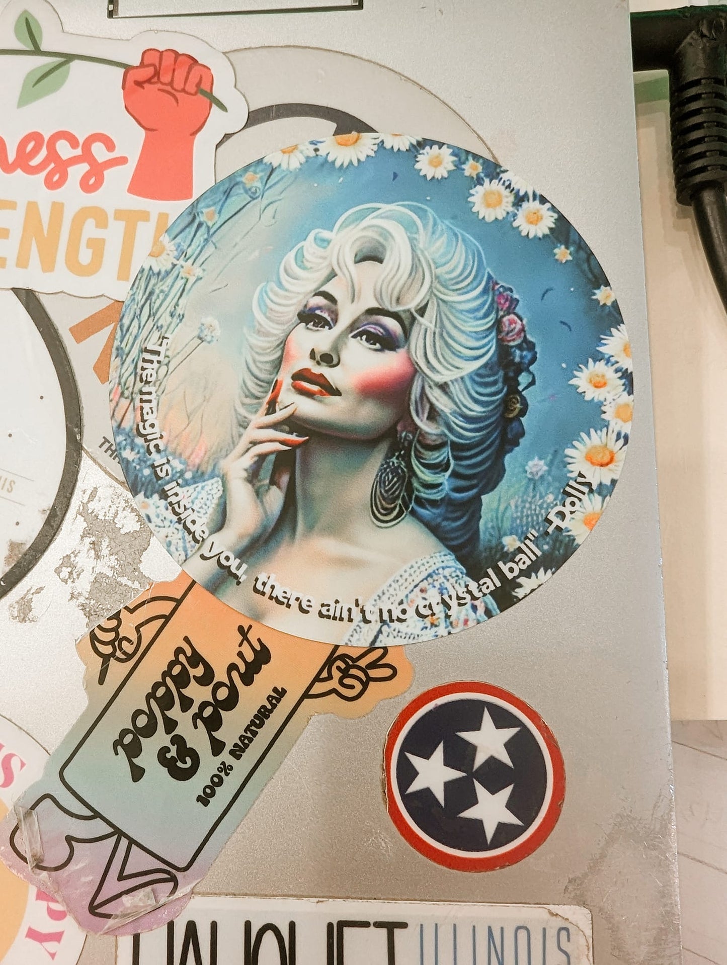 Ain't No Crystal Ball Dolly Sticker