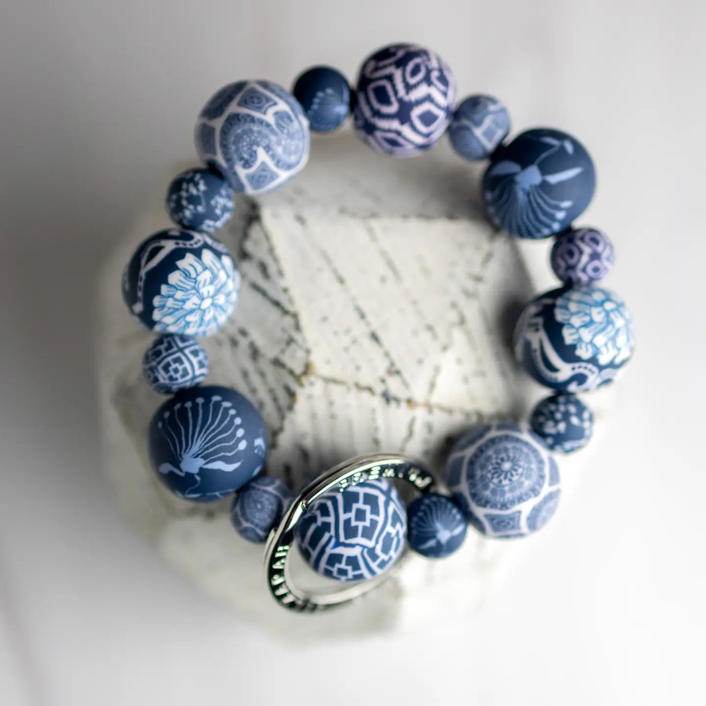 Jilzarah Beaded Keychain Bracelet