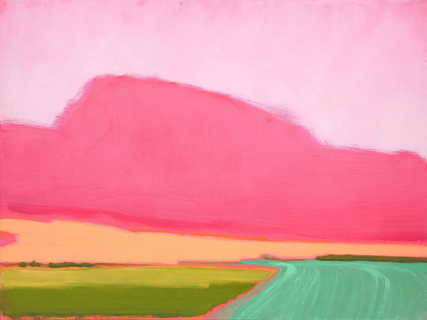 Vibrant Prairie Sunset 8x10 Art Print