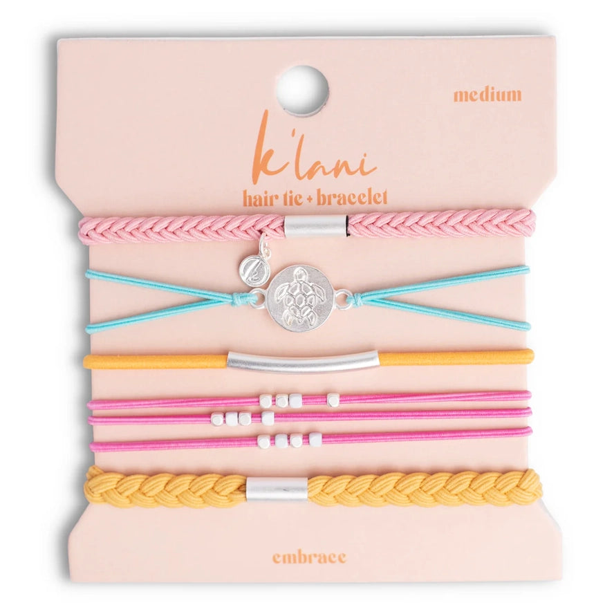 K'Lani Hair Tie Bracelet- Embrace