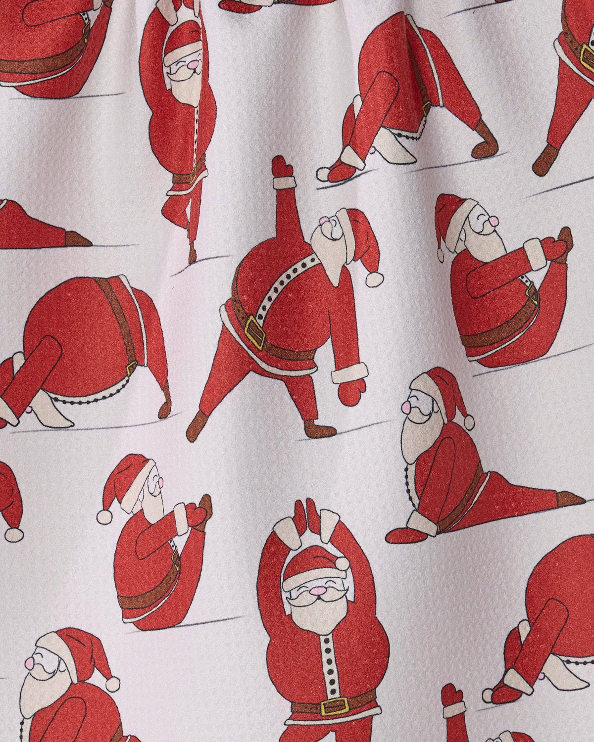 Geometry Tea Towel- Stretchy Santy
