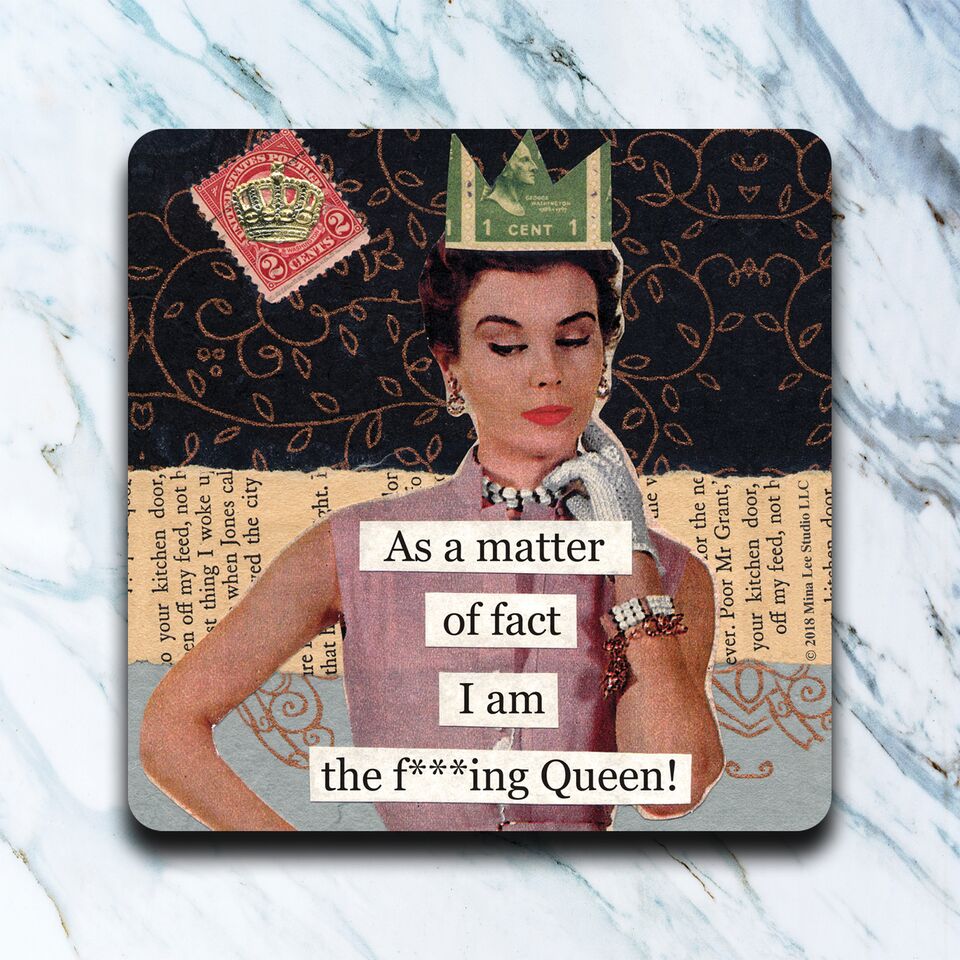 Neoprene Coaster- F*Cking Queen
