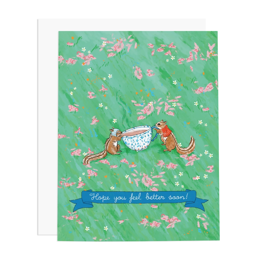 Feel Better Chipmunks Card