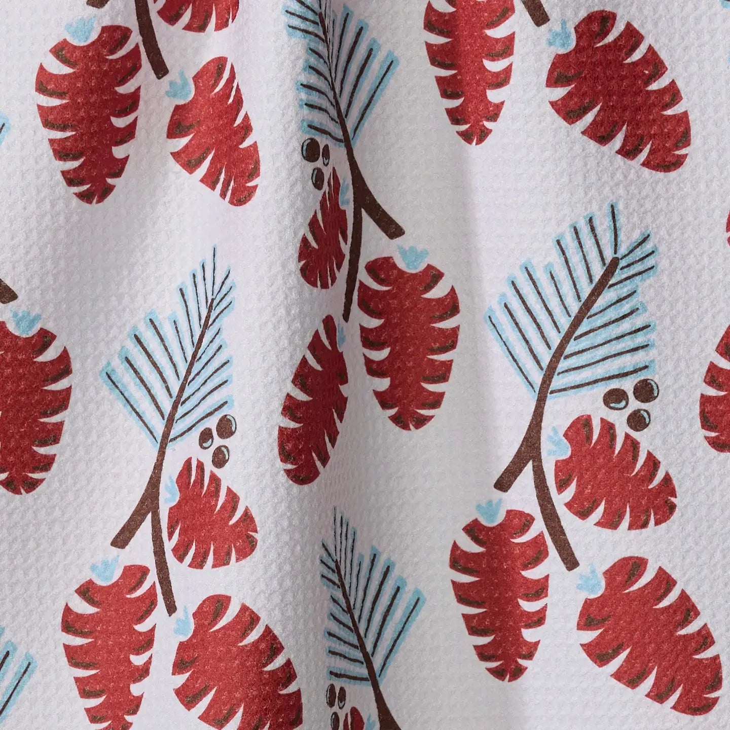 Geometry Tea Towel- Winter Forage