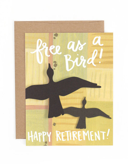 Retirement Birds Card