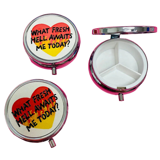 What Fresh Hell Purse Pill Box