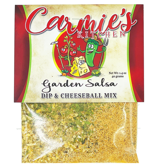 Carmie's Kitchen Garden Salsa Dip & Cheese