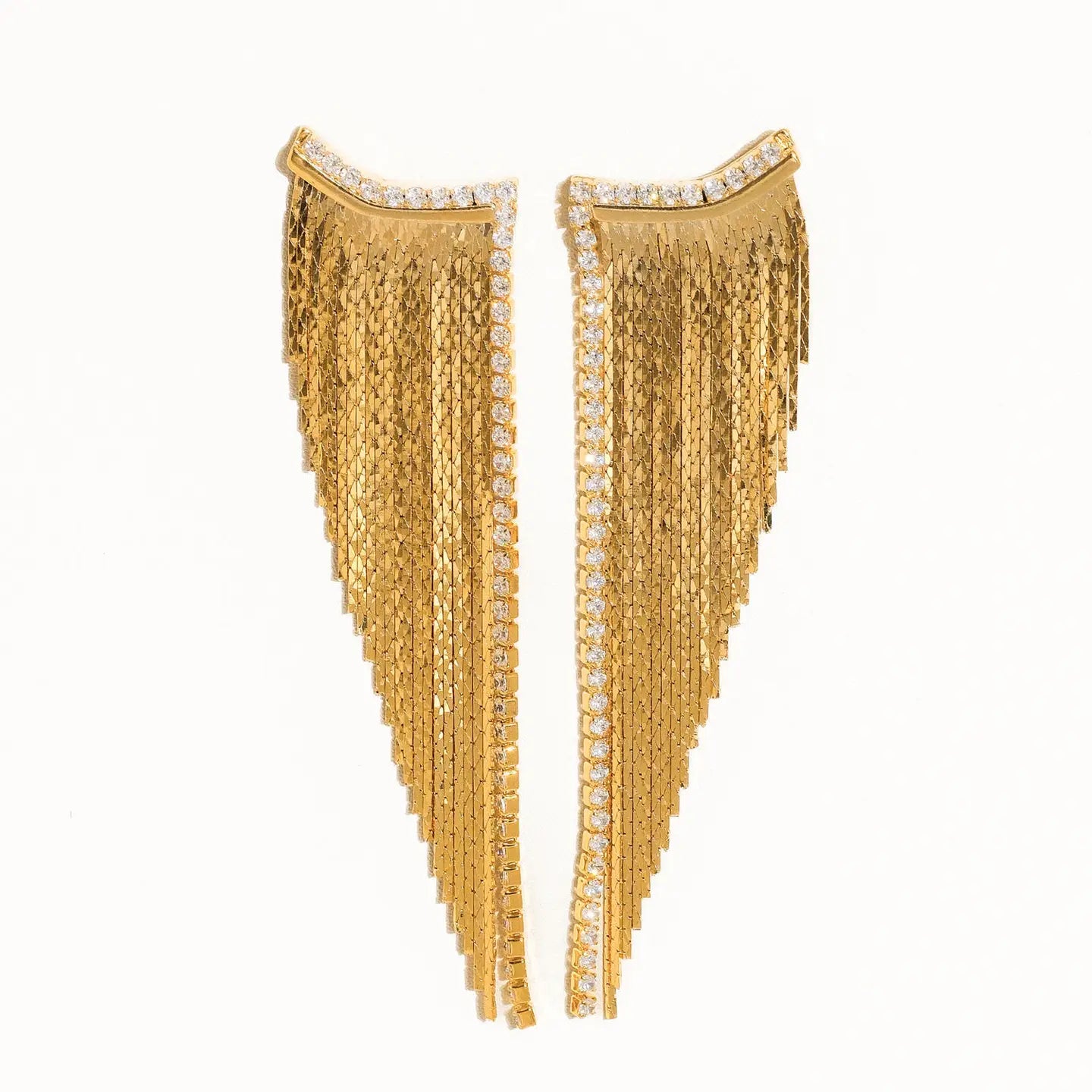 Elara Vintage Dance Earrings-Gold