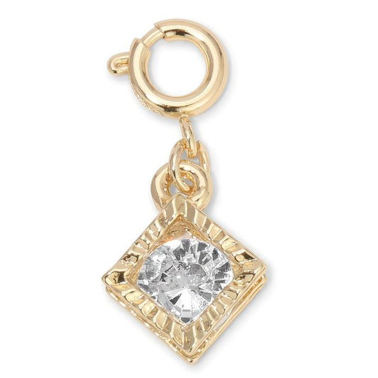 Charm- Rhinestone Diamond Gold