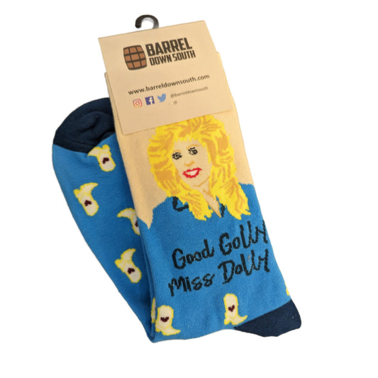 Good Golly Miss Dolly Dolly Parton Inspired Socks