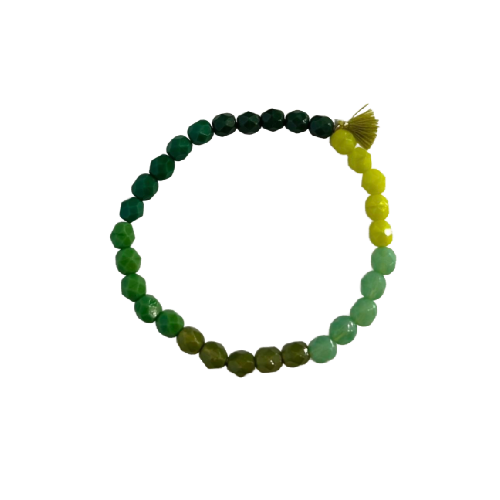Colorblock Bracelet- Green