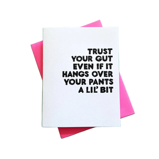 Trust Your Gut Card
