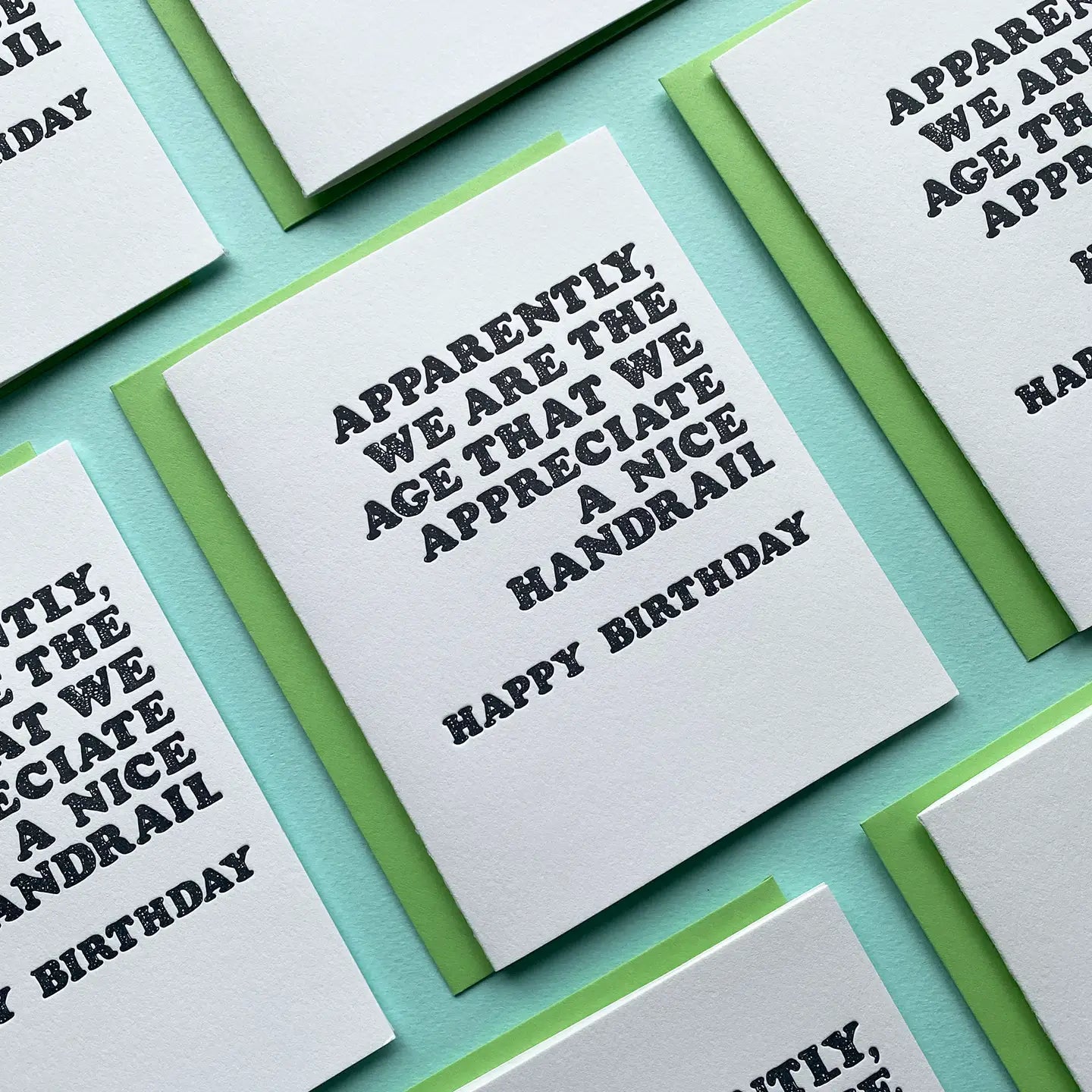 Appreciate a Nice Handrail Birthday Card