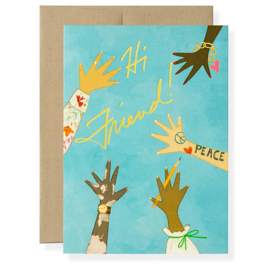 Hands Greeting Card