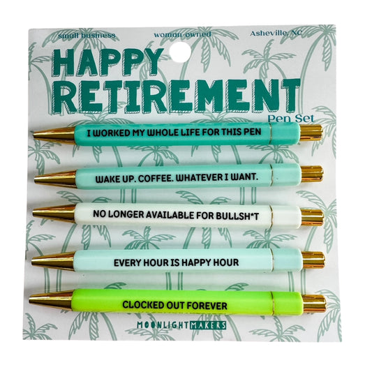 Happy Retirement Pen Set