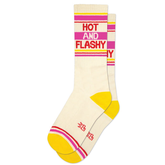 Gym Socks- Hot and Flashy