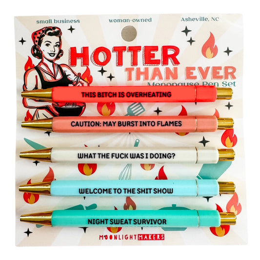 Hotter than Ever Menopause Pen Set