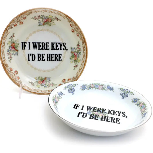 If I Were Keys Upcycled Bowl