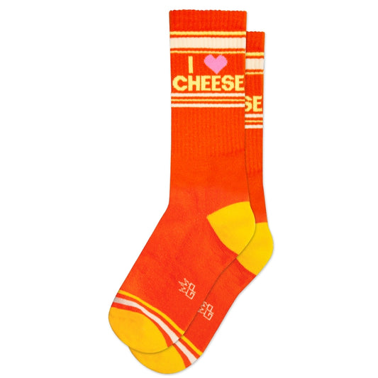 Gym Socks- I Love Cheese