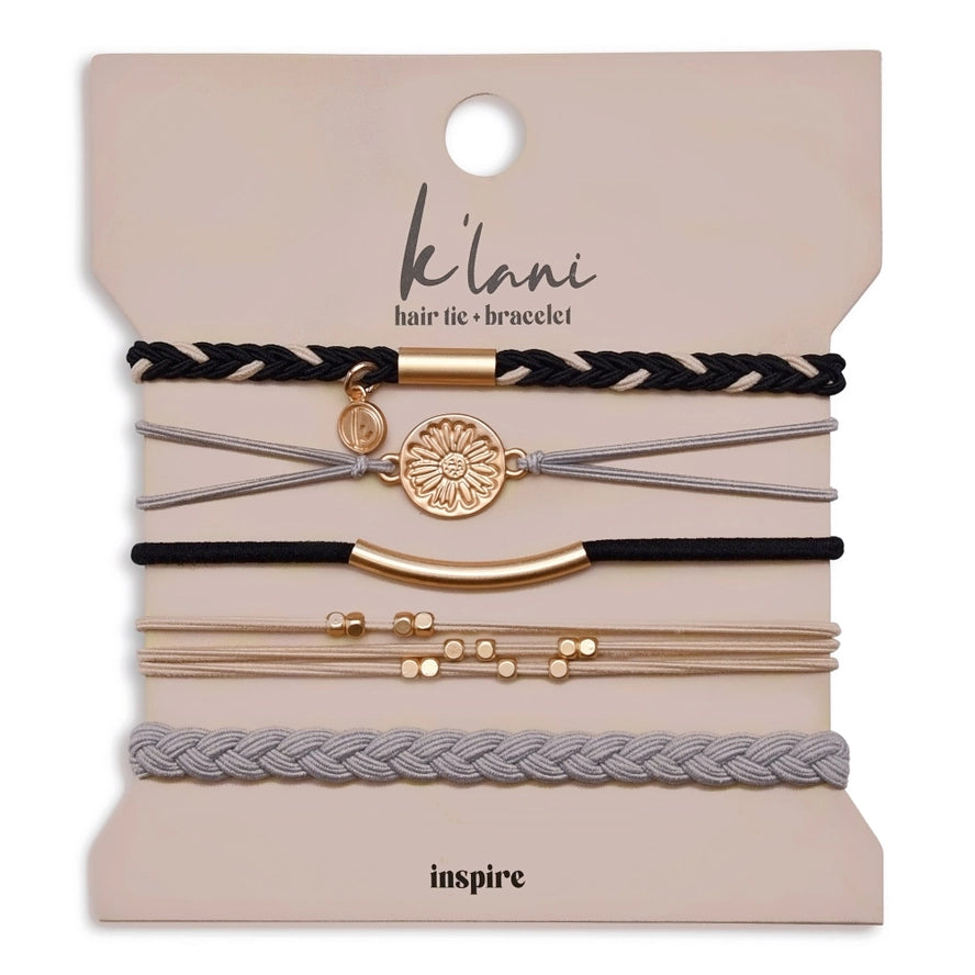 K'Lani Hair Tie Bracelet- Inspire