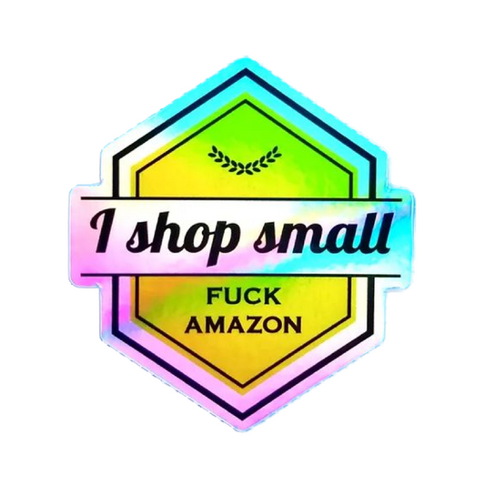 I Shop Small Sticker