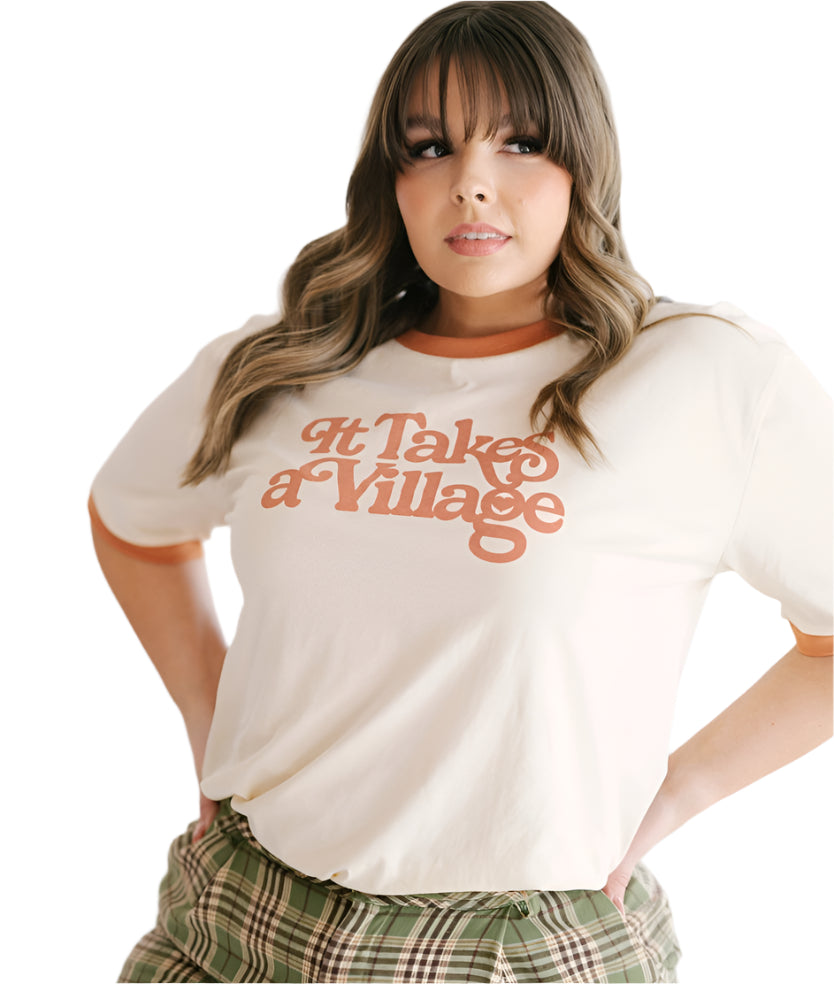 It Takes a Village Organic Cotton Tee