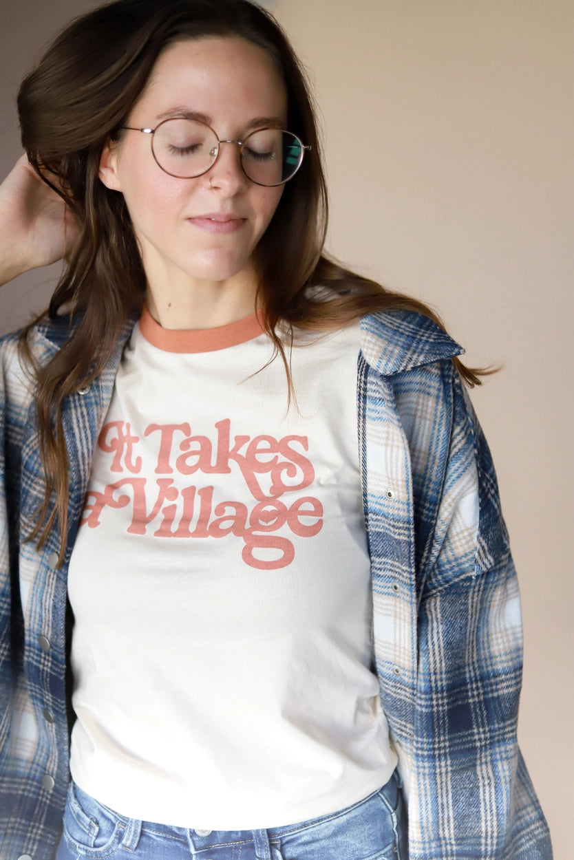 It Takes a Village Organic Cotton Tee