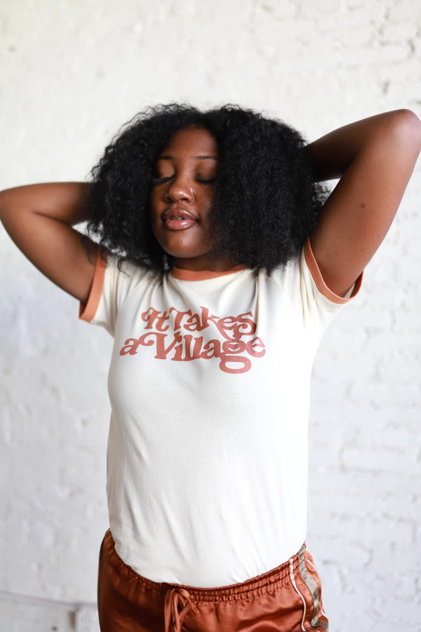 It Takes a Village Organic Cotton Tee