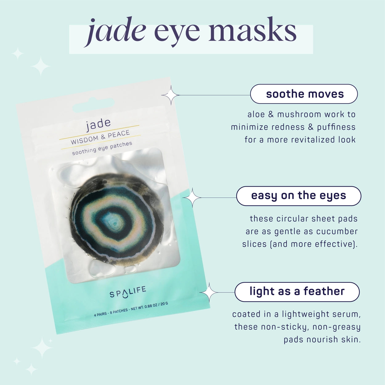 Jade Eye Patches
