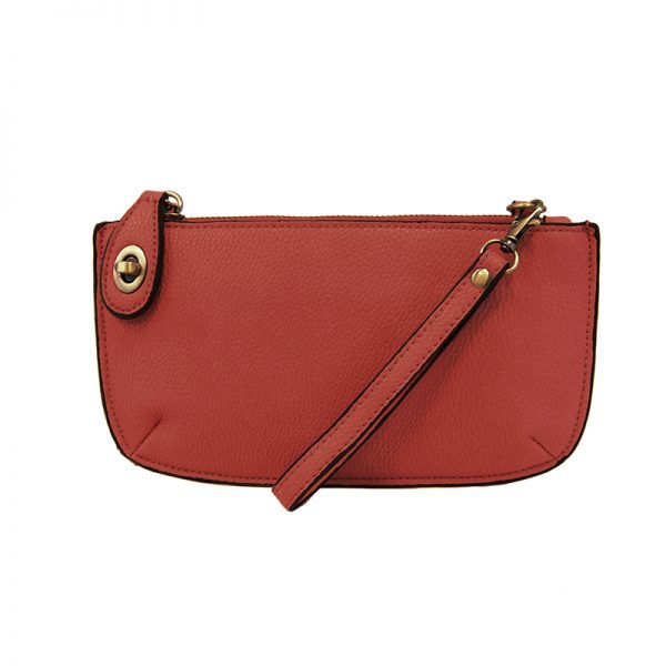 Joy Susan Crossbody Wristlet Clutch-Apple