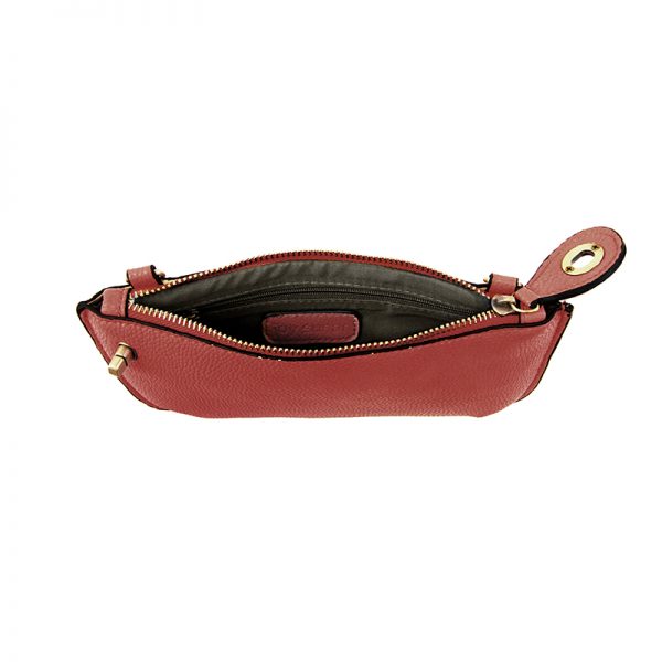 Joy Susan Crossbody Wristlet Clutch-Apple