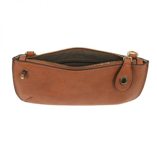 Joy Susan Crossbody Wristlet Clutch-Maple
