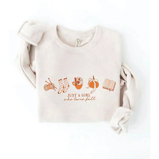 Just a Girl Who Loves Fall Sweatshirt