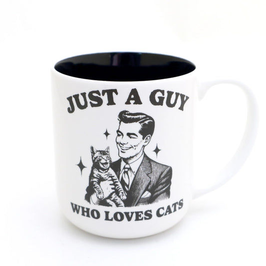 Just a Guy Who Loves Cats Mug