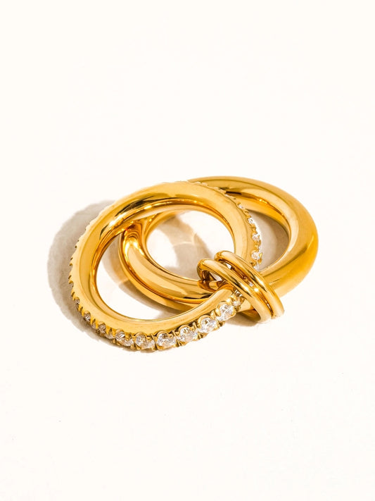 Justine Double Hoop Ring