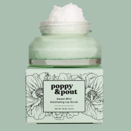 Poppy and Pout Lip Scrub-Sweet Mint