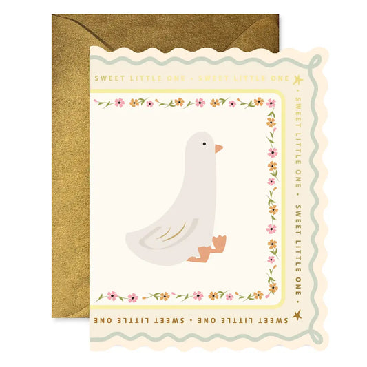 Sweet Little Goose Greeting Card